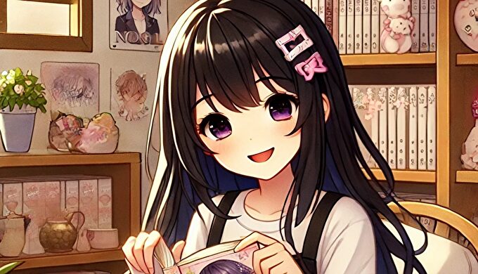 女の子読書画像7