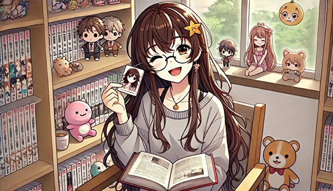 女の子読書画像5