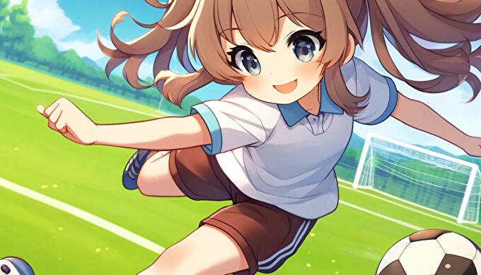 女の子サッカー画像4