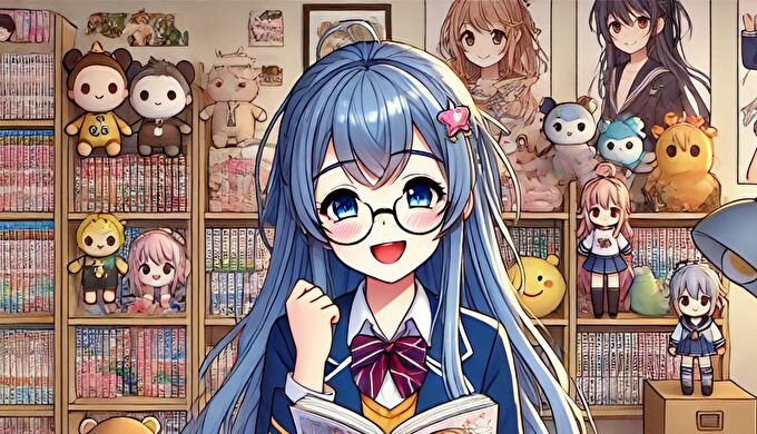 女の子読書画像8