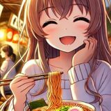 女の子食事画像67