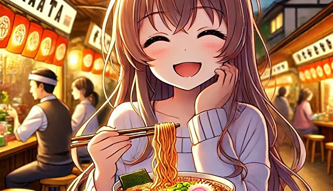 女の子食事画像67