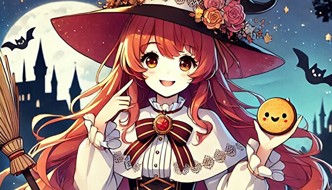 女の子魔女画像2